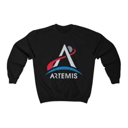 Black NASA Artemis unisex sweatshirt