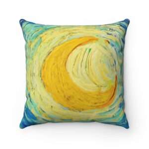 Throw Pillow ft. "The Starry Night" by Vincent van Gogh