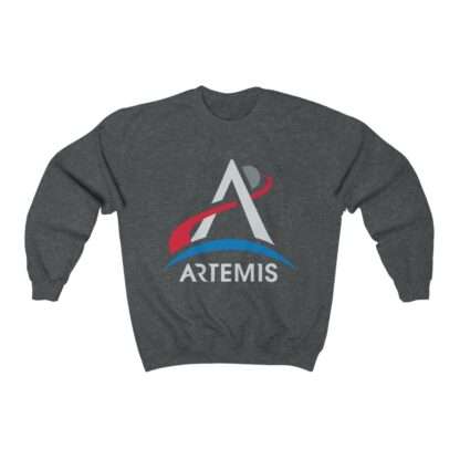 Dark heather NASA Artemis unisex sweatshirt