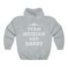 Heather unisex hoodie of "Team Meghan and Harry" for Meghan Markle