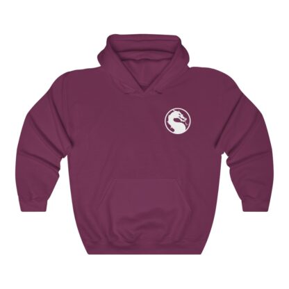 Front of Maroon-Red 2021 Mortal Kombat Unisex Hoodie