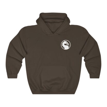 Front of Chocolat-Color 2021 Mortal Kombat Unisex Hoodie