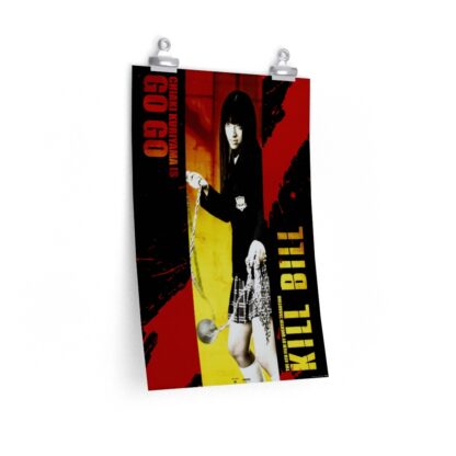 "Go Go" Character Poster Print for "Kill Bill: Vol. 1" ft. Chiaki Kuriyama