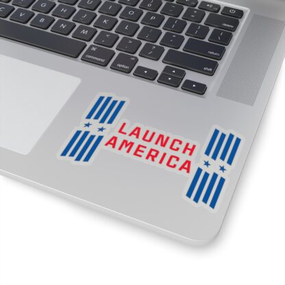 Launch America Transparent Sticker - NASA/SpaceX