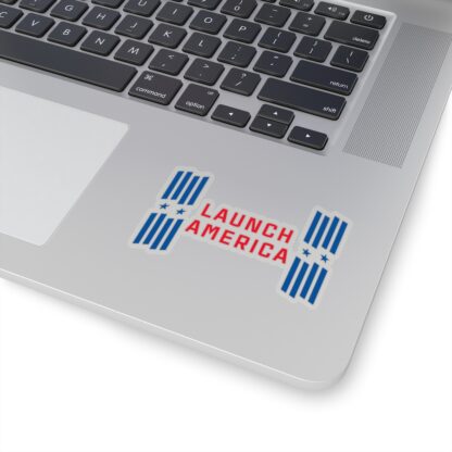 Launch America Transparent Sticker - NASA/SpaceX