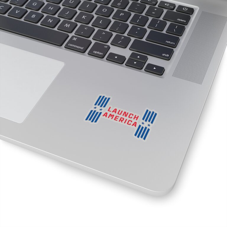 Launch America Transparent Sticker - NASA/SpaceX