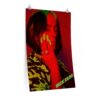 Poster Print of Billie Eilish - Red Poster