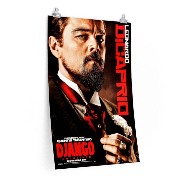 Poster Print of "Django Unchained" by Quentin Tarantino (2012) ft. Leonardo DiCaprio