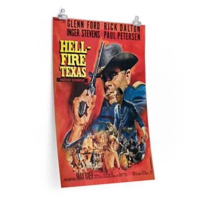 Poster Print of "Hellfire Texas" from "Once Upon a Time in Hollywood" (2019) ft. Rick Dalton - Funny DiCaprio