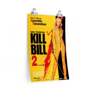 Poster Print of "Kill Bill: Vol. 2" by Quentin Tarantino (2004) - Yellow Version