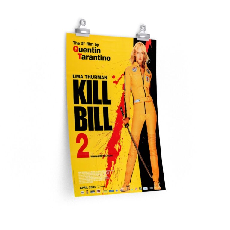 Poster Print of "Kill Bill: Vol. 2" by Quentin Tarantino (2004) - Yellow Version