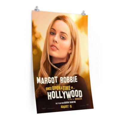 Poster Print of "Once Upon a Time in Hollywood" by Quentin Tarantino (2019) - Character Sheet ft. Margot Robbie