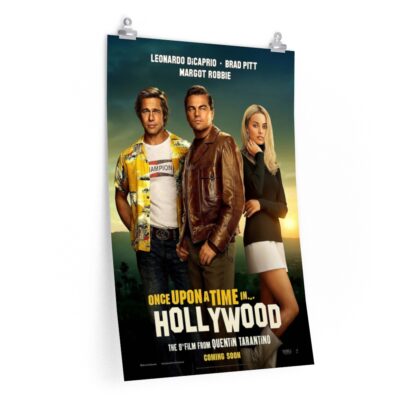 Poster Print of "Once Upon a Time in Hollywood" by Quentin Tarantino (2019) - Miniposter Version