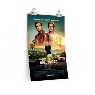 Poster Print of "Once Upon a Time in Hollywood" by Quentin Tarantino (2019) - Version Germany