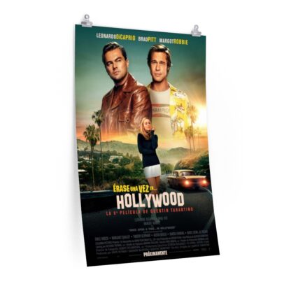 Poster Print of "Once Upon a Time in Hollywood" by Quentin Tarantino (2019) - Version Mexico