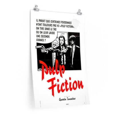 Poster Print of "Pulp Fiction" by Quentin Tarantino (1994) - Version French / Comic Book