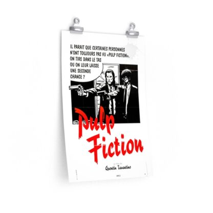 Poster Print of "Pulp Fiction" by Quentin Tarantino (1994) - Version French / Comic Book