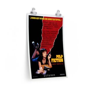 Poster Print of "Pulp Fiction" by Quentin Tarantino (1994) - Version Pulp Word Definition