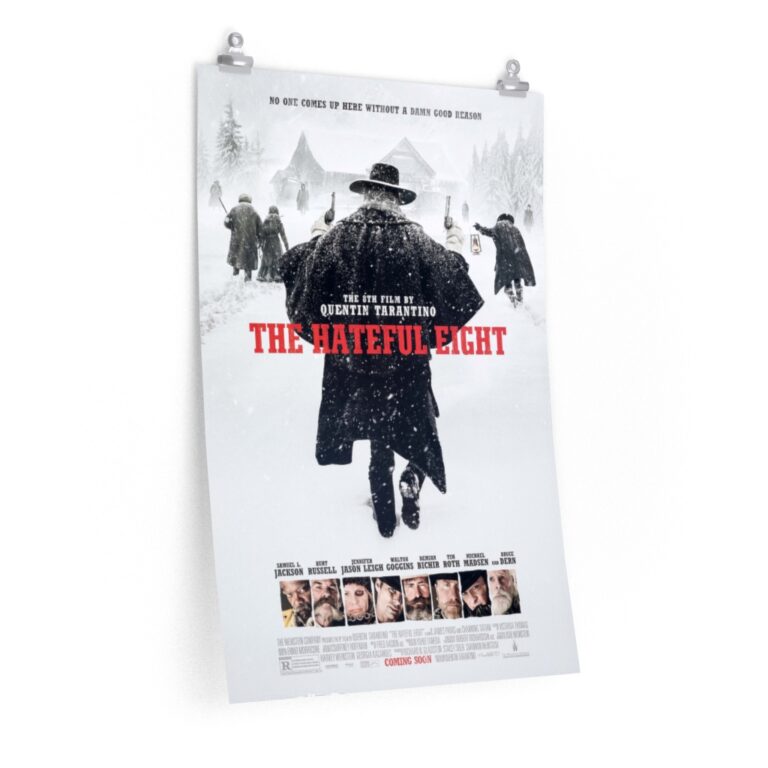 Poster Print of "The Hateful Eight" by Quentin Tarantino (2015)