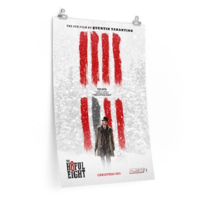 Poster Print of "The Hateful Eight" by Quentin Tarantino (2015) - "The Little Man" Version