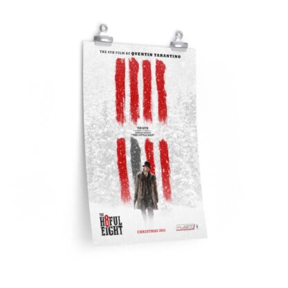 Poster Print of "The Hateful Eight" by Quentin Tarantino (2015) - "The Little Man" Version
