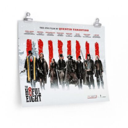 Poster Print of "The Hateful Eight" by Quentin Tarantino (2015) - Version Horizontal Characters