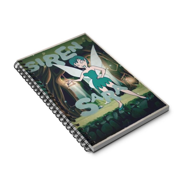 Siren Sara Cartoon Spiral Notebook Journal from Willy's Wonderland