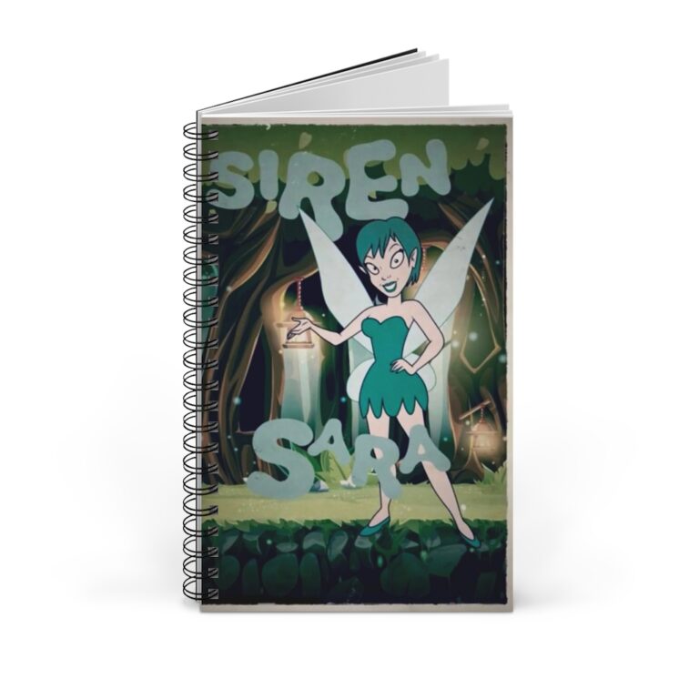 Siren Sara Cartoon Spiral Notebook Journal from Willy's Wonderland