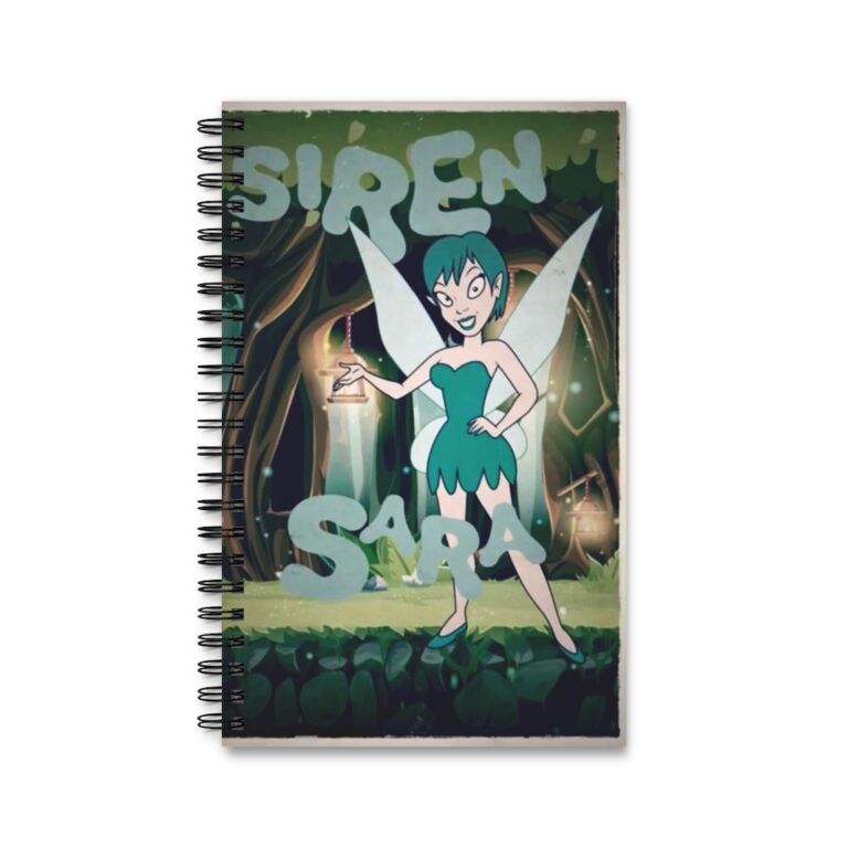 Siren Sara Cartoon Spiral Notebook Journal from Willy's Wonderland