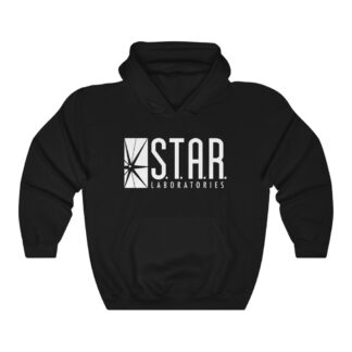 S.T.A.R. Laboratories black unisex hoodie
