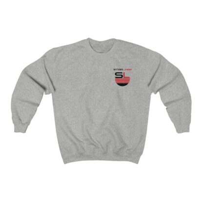 DC Justice League STAR LABS ash-grey unisex sweatshirt (front)