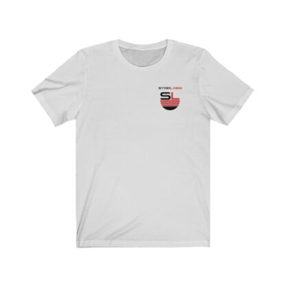 DC Justice League STAR LABS ash-grey unisex t-shirt (front)