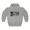 S.T.A.R. Laboratories heather-grey unisex hoodie