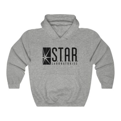 S.T.A.R. Laboratories heather-grey unisex hoodie