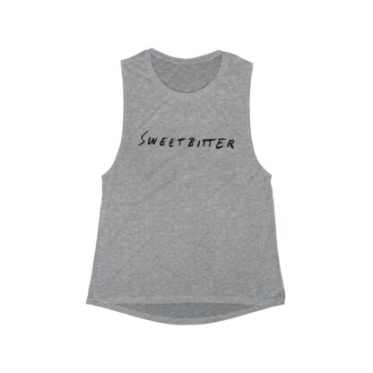 Heather-grey Sexy Women's Tank Top ft. Official "Sweetbitter" Logo