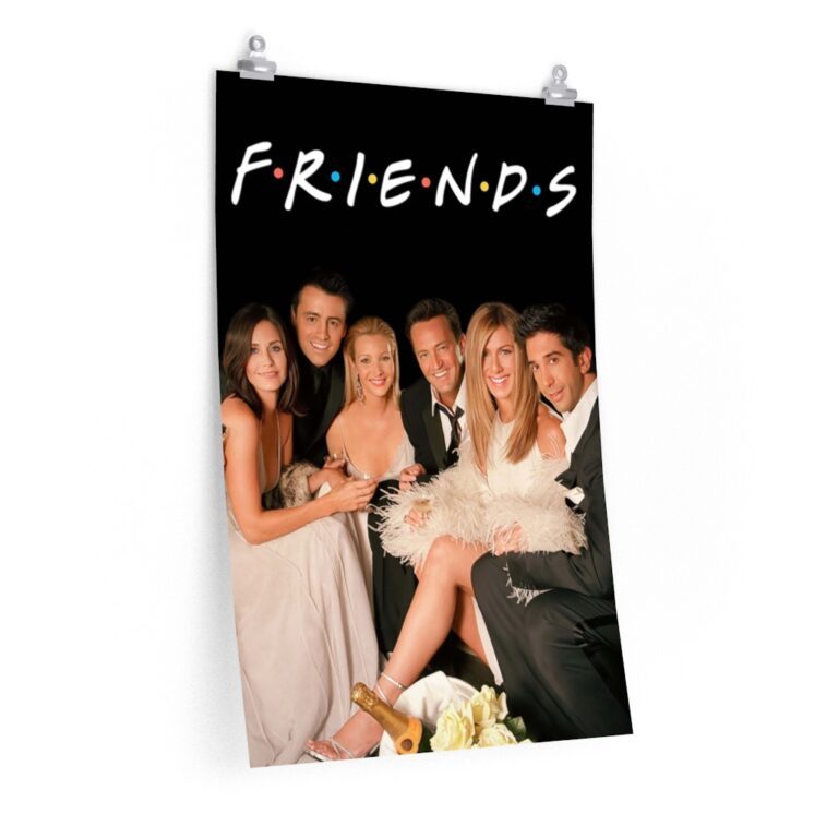 Poster Print of "Friends" TV Show - Champagne Version