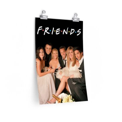Poster Print of "Friends" TV Show - Champagne Version