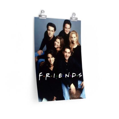 Poster Print of "Friends" TV Show - Jeans and Black Tops Version