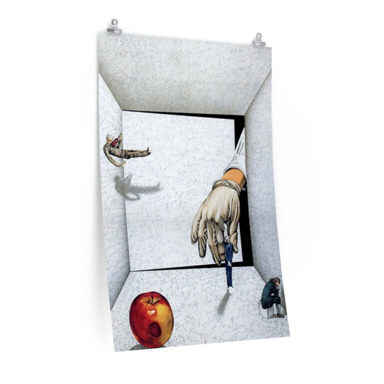 Poster Print of "The Physicists" Theatre Show by F. Dürrenmatt