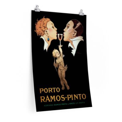 Ramos Pinto Port Ad Poster by René Vincent - Monica Apartment from Friends