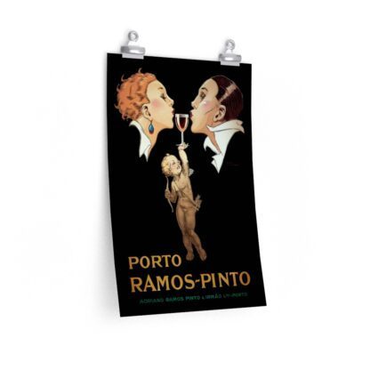 Ramos Pinto Port Ad Poster by René Vincent - Monica Apartment from Friends