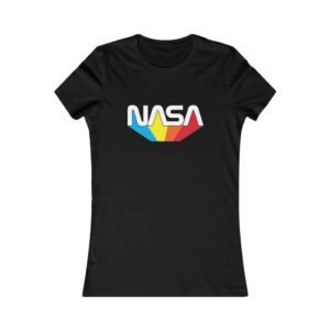 NASA Women's T-Shirt - Rainbow Tail Worm Logo