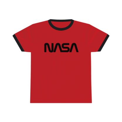 NASA Unisex Ringer T-Shirt (Red/Black)