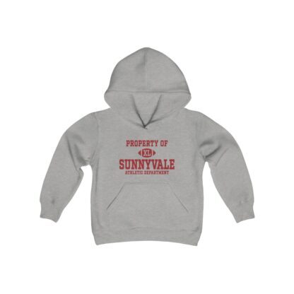 "Property of Sunnyvale Athletic Department" Kids Hooded Sweatshirt