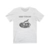 "Deep Throat" Unisex T-Shirt from "Jolt" - White Slub
