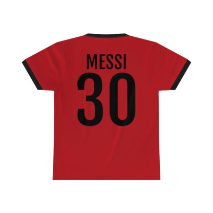 Red "Ici c'est Paris" Unisex Ringer T-Shirt - PSG Messi 30