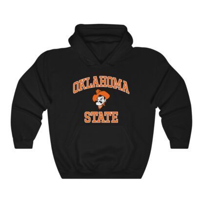 "Oklahoma State" Black Unisex Hoodie from "Stillwater"