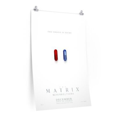 Poster Print of "The Matrix Resurrections" (2021)
