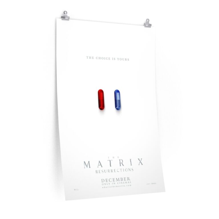 Poster Print of "The Matrix Resurrections" (2021)