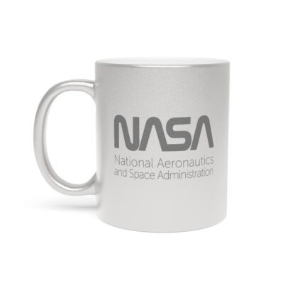 Silver NASA Mug